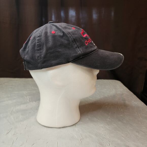Vintage Chevrolet Chevy Bow Tie Racing Cap Hat Nascar Embroidered Adjustable - Picture 2 of 6